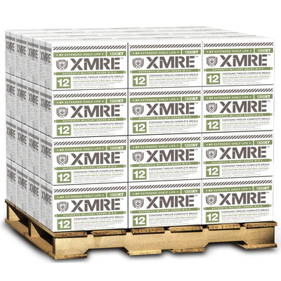 XMRE 1300XT – Military MRE Pallet 48cases OF 12 FRH - MRE