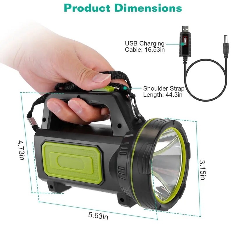 Load image into Gallery viewer, 100000LM Super Bright LED Searchlight Portable Handheld
