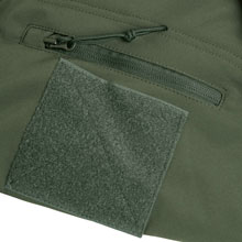4" X 4" Loop Shoulder Patch And Zipper Pocket