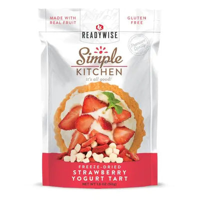 6 CT Case Simple Kitchen Strawberry Yogurt Tart - Survival