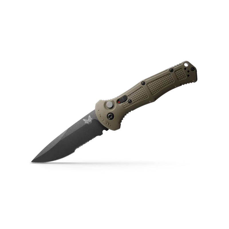 Load image into Gallery viewer, Benchmade Claymore AUTO Folding Knife 3.6 CPM-D2 Cobalt
