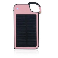 Clip-on Solar Charger For Your Smartphone 4050 mAh - Pink -