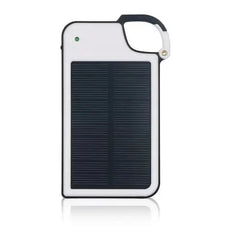 Clip-on Solar Charger For Your Smartphone 4050 mAh - White -