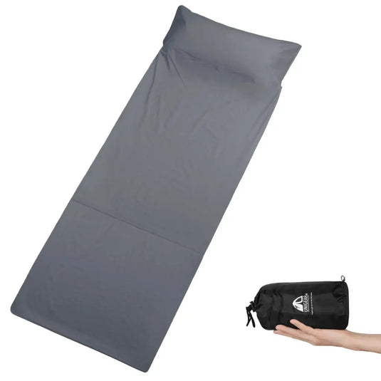 Cotton Liner for Sleeping Bag - Navy Blue - Sports &