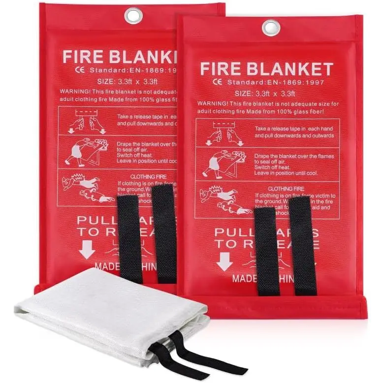 Emergency Fire Blanket -Be Prepared Fire Suppression Blanket