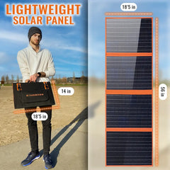KingBoss Portable 120w Solar Panel High Efficiency