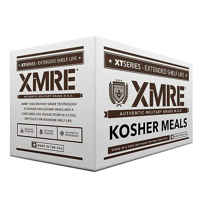 Kosher MRE Case of 12 w/ Heaters - MRE Meals - Meals Ready