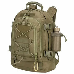Large Capacity Waterproof Camping Outdoor Backpack - Army