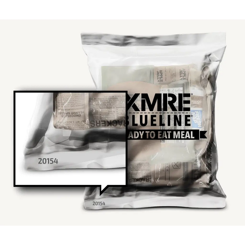 Load image into Gallery viewer, MRE BLUELINE – CASE OF 12 w/ Heater - MRE Meals - Meals
