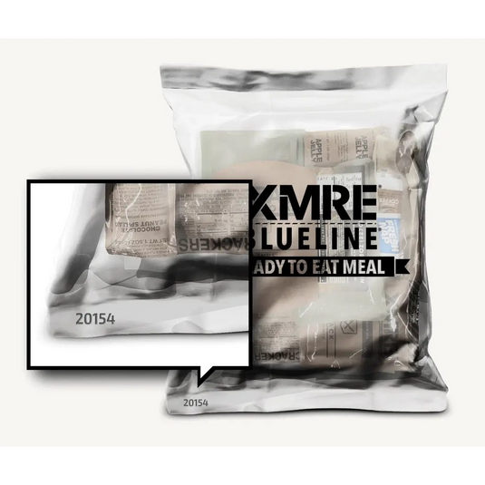 MRE BLUELINE – CASE OF 12 w/ Heater - MRE Meals - Meals