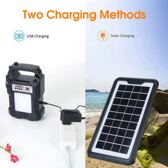 Portable Solar Power Station Rechargeable Backup Power Bank