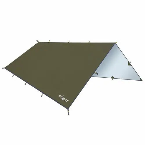 Rainproof Camping Tarp Shelter - 118*118inch / Army Green -