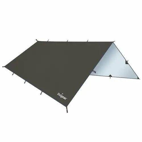 Rainproof Camping Tarp Shelter - 118*118inch / Dark Grey -