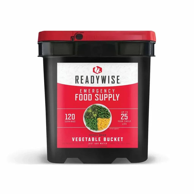 Readywise 120 Serving Variety Vegetable Bucket - Camping