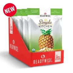 6 CT Case Simple Kitchen Organic FD Pineapple - Camping