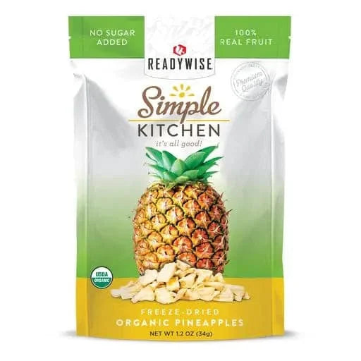 6 CT Case Simple Kitchen Organic FD Pineapple - Camping