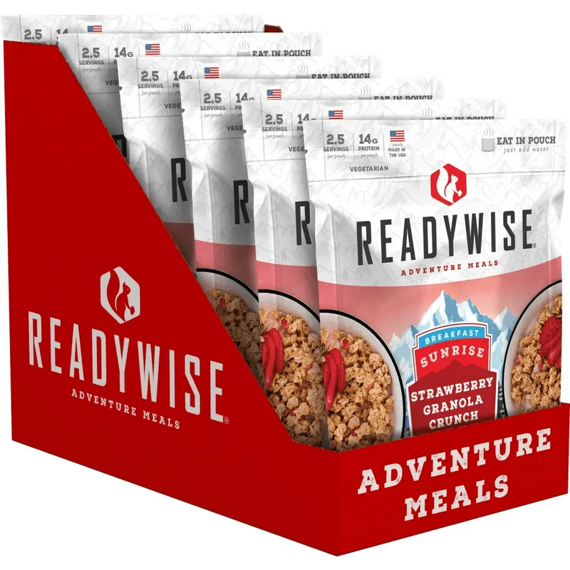 Readywise 6 CT Case Sunrise Strawberry Granola Crunch -