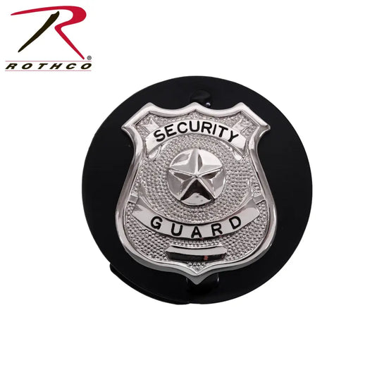 Round Leather Clip On Badge Holder - Badges & Badge Holders