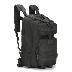 Tactical Military 25L Molle Backpack - Black - Activewear