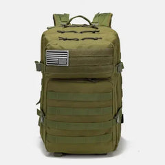 Tactical Military 45L Molle Rucksack Backpack - Army Green -