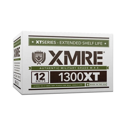 XMRE 1300XT – Military MRE CASE OF 12 FRH - MRE Meals -